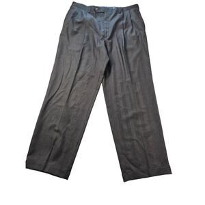 38x30 union made cuffed business proffesional slacks dress pants vintage 80s ^